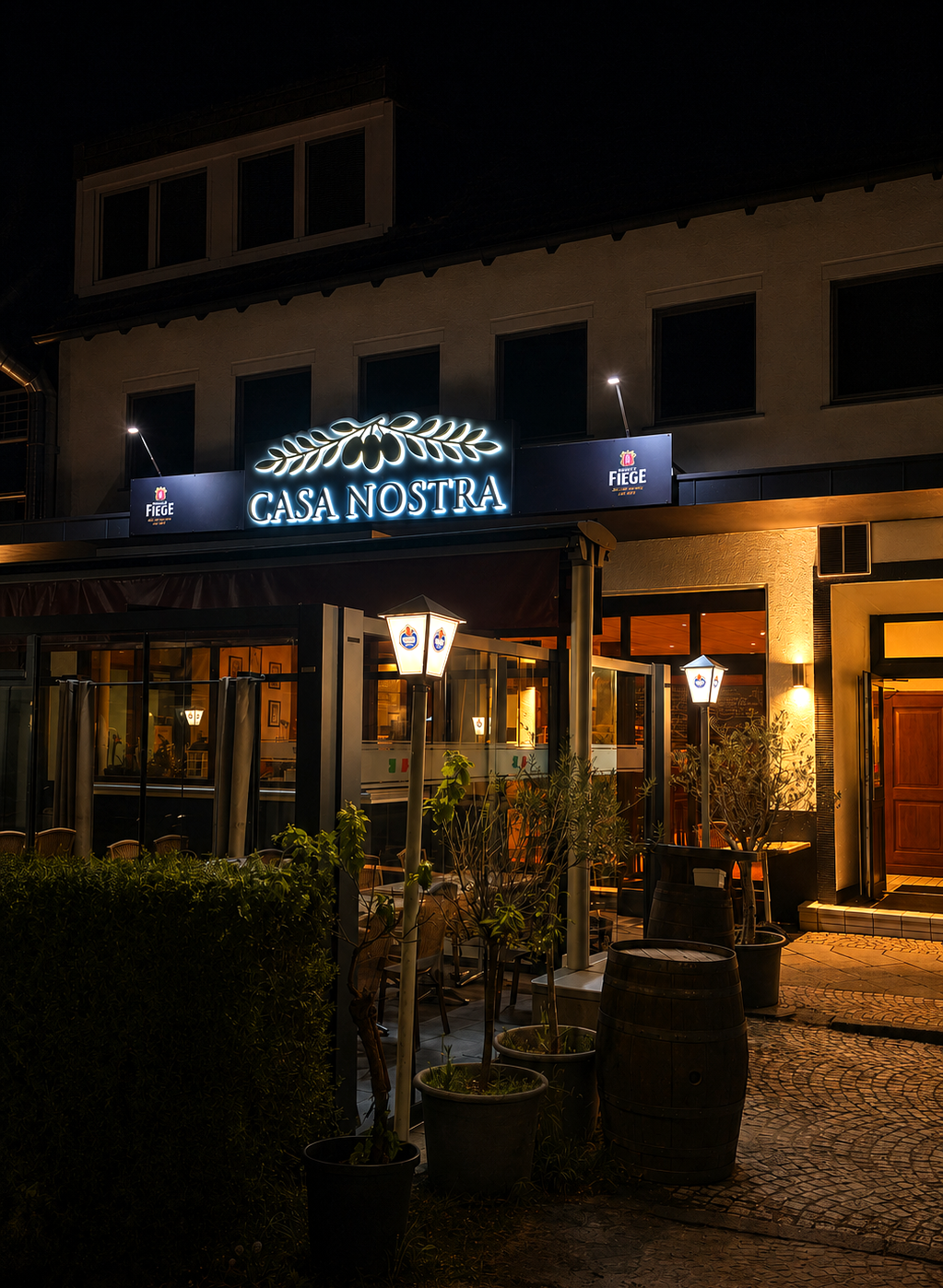 Innenbereich des CASA NOSTRA Restaurants in Bochum